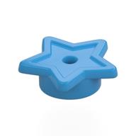 Деталь LEGO Friends Accessories Star with Stud Holder, Темно-лазурный