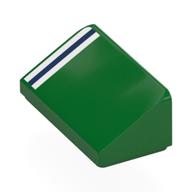 Brick Sloped 30° 1 x 2 x 2/3 with print