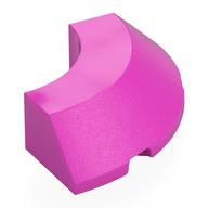 Деталь LEGO Brick Round Corner 4 x 4 x 1 with Bottom Cut Outs [No Studs Flat Top][1/4 Arch], Темно-розовый