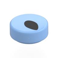 Деталь LEGO Tile Round 1 x 1 with Black Oval print, Ярко-светло-голубой