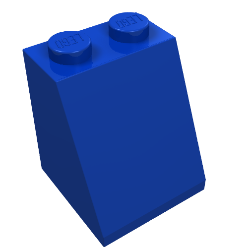 Slope 65° 2 x 2 x 2 with Bottom Tube
