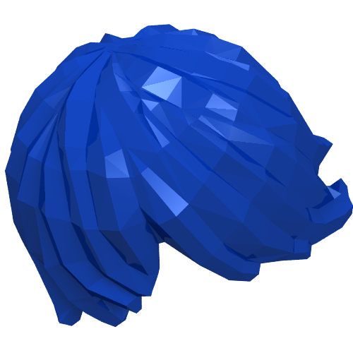 Minifig Hair - Tousled with Side Part