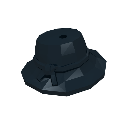 Minifig Hat - Wide Brimmed