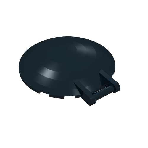 Dish 6 x 6 Inverted - No Studs with Handle [Plain]
