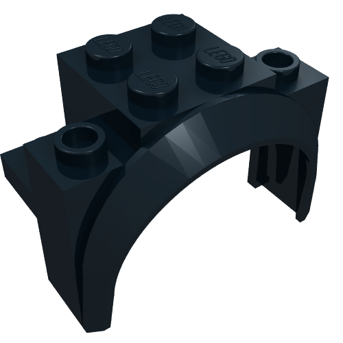 Vehicle Mudguard 4 x 2 1/2 x 2 1/3 with Arch Round