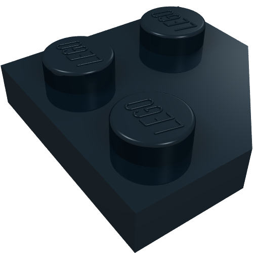 Wedge Plate 2 x 2 Cut Corner