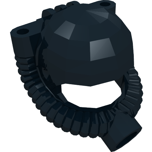 Minifig Helmet Underwater with Hose