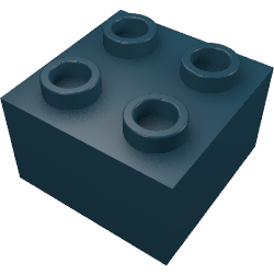 Brick 2 x 2 without Bottom Tubes