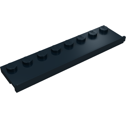 Plate Special 2 x 8 with Door Rail