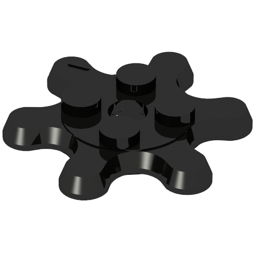 Plate Special 2 x 2 Gear with 6 Teeth