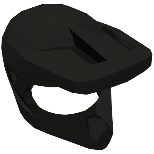Minifig, Headgear Helmet Dirt Bike