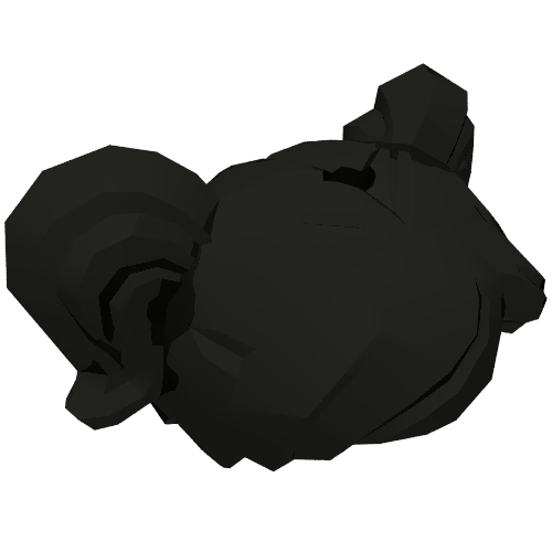 Minifig Hair/Wig 2 Ponytails
