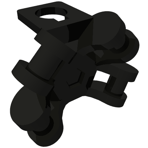 Minifig Backplate with Sword Holder