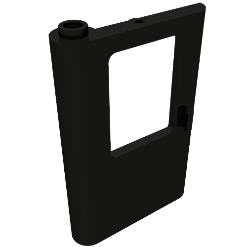 Door 1 x 4 x 5 Train Right - Thin Support Bottom