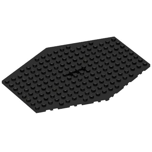 Plate Angles Hexogonal 14 X 18