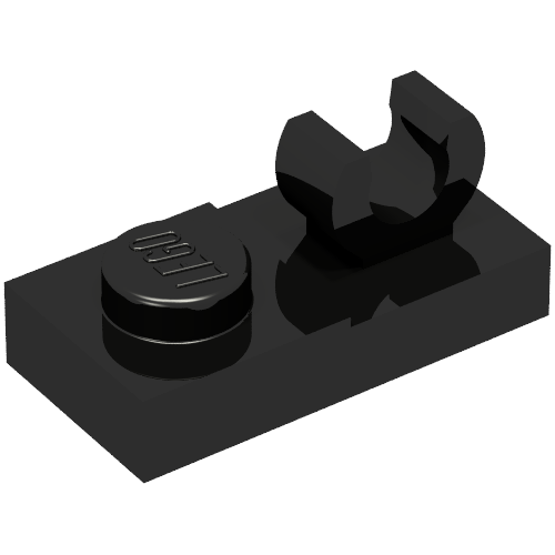 Plate Special 1 x 2 [Open O Top Clip]