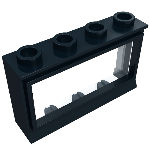 Window 1 x 4 x 2 Classic with Short Sill [Complete]