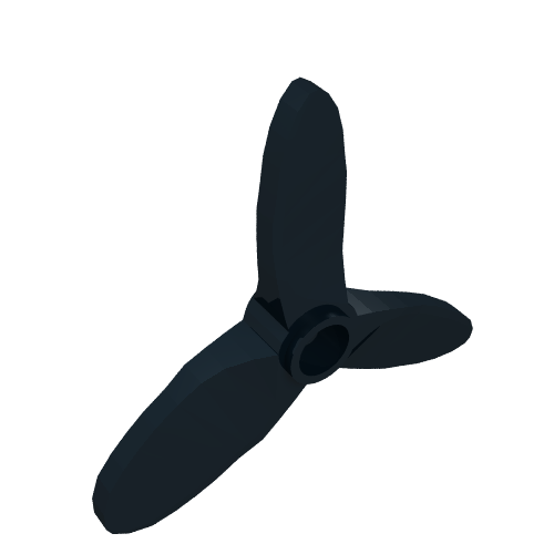 Propellor  3 Blade  5.5 Diameter with Hole for Technic Pin