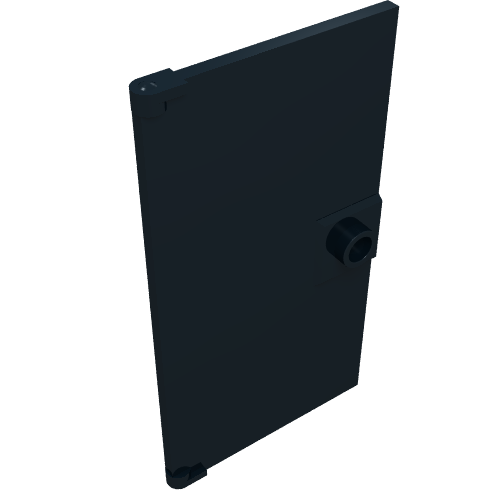 Door  1 x  4 x  6 Smooth with Chamfered Handle Plinth