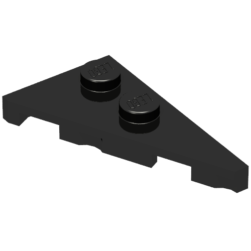 Wedge Plate 2 x 4 27° Right