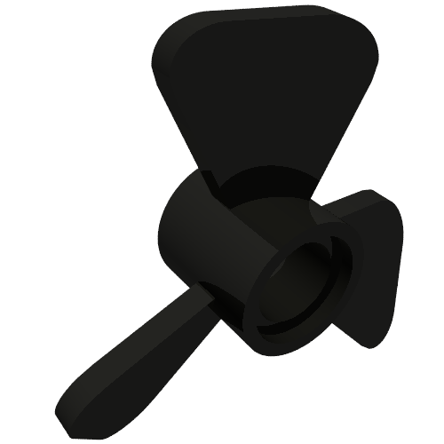 Propeller 3 Blade 3 Diameter with Pin Hole