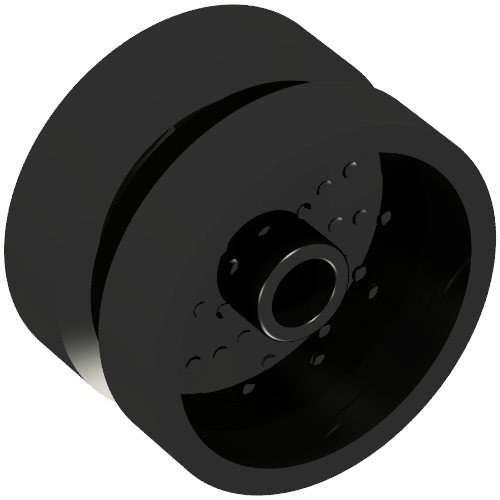 Wheel 18 x 12 with Pin Hole and Stud