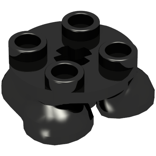 Feet, 2 x 2 x 2/3 with 4 Studs on Top