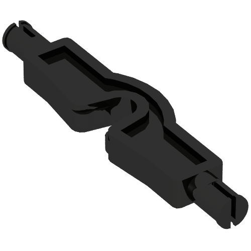 Vechicle Axle with Steering Clip and Pins