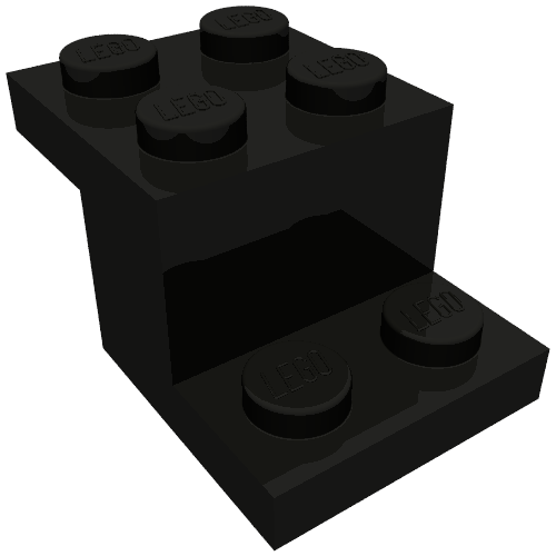 Bracket 3 x 2 x 1 1/3 with Bottom Stud Holder