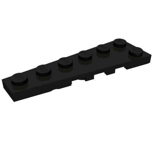 Wedge Plate 6 x 2 Left