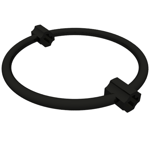 Bar, Ring 7L Diameter, with 2 Axle Connectors