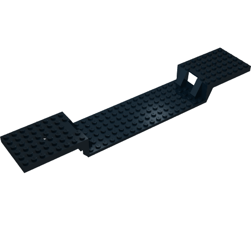 Train Base 6 x 34 Split-Level without Bottom Tubes