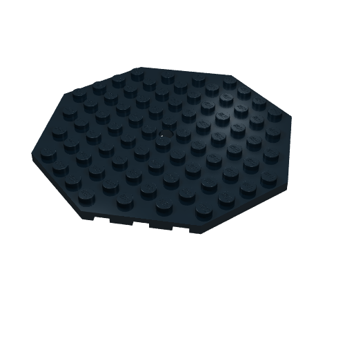 Plate Special 10 x 10 Octagonal with Hole