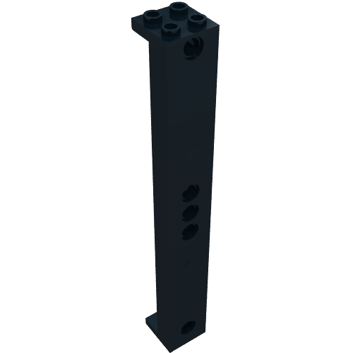 Support 2 x 2 x 13 with 5 Pin Holes