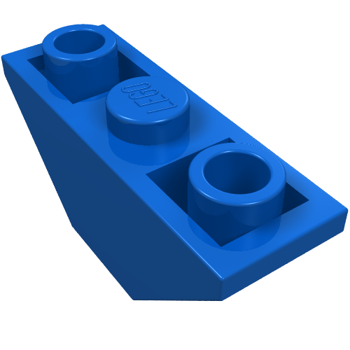 Slope Inverted 45° 3 x 1 Double with 2 Completely Open Studs