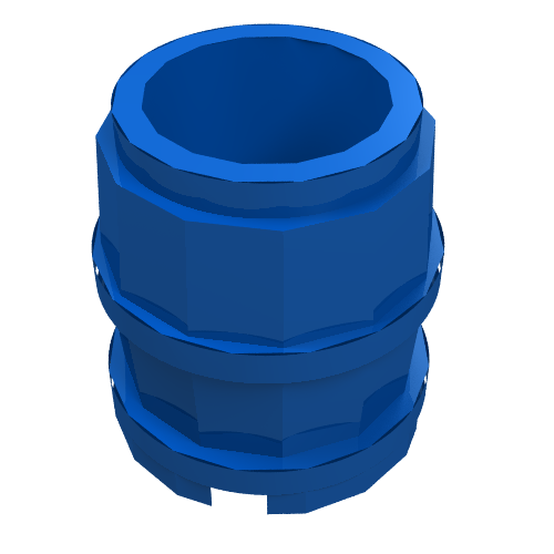 Container - Barrel 2 x 2 x 2