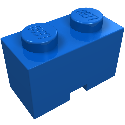 Brick Special 1 x 2 with Cable Holding Cutout