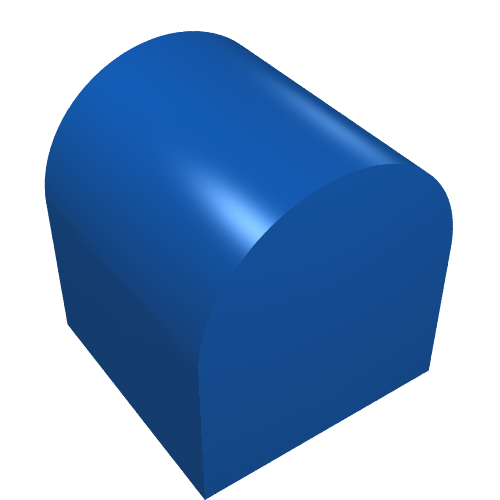 Brick 2 x 2 x 2 Curved Top