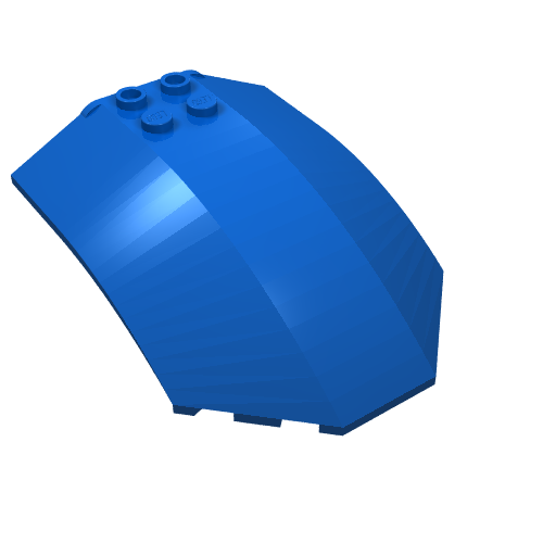 Windscreen 8 x 6 x 2 Curved