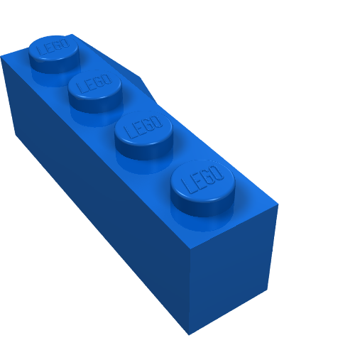 Wedge 4 x 2 Sloped Left