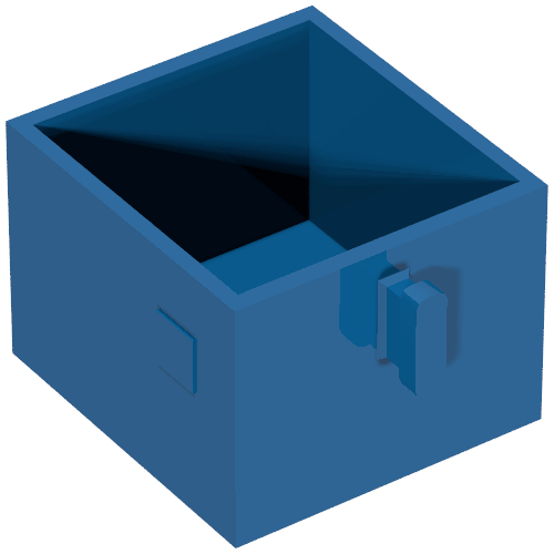 Duplo Furniture Drawer 2 x 2 with Pull Handle (fits in cabinet 4890)
