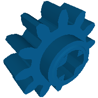 Technic Gear 12 Tooth with Axle Hole