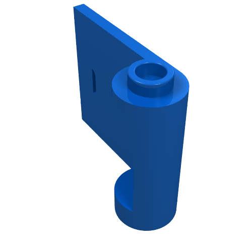 Door 1 x 3 x 2 Left - Open Between Top and Bottom Hinge