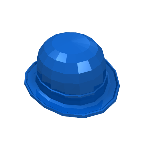 Minifig Bowler Hat
