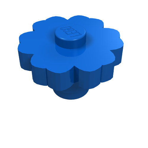 Plant Flower 2 x 2 - Rounded Solid Stud