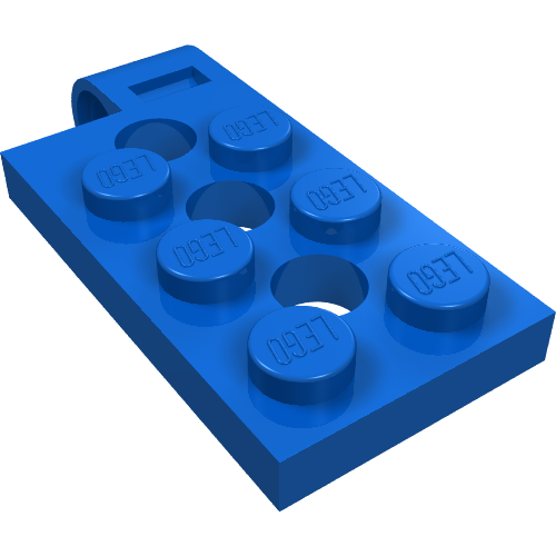 Hinge Plate 2 x 4 with Pin Hole - Top