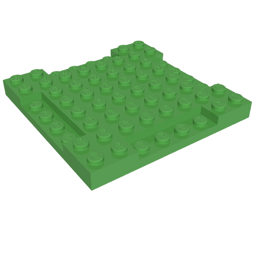 Brick Special 8 x 8 x 2/3 with Four Recessed Edges
