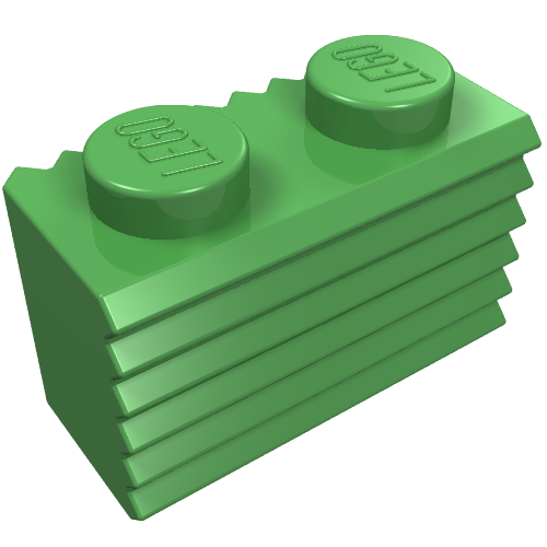 Brick Special 1 x 2 with Grill
