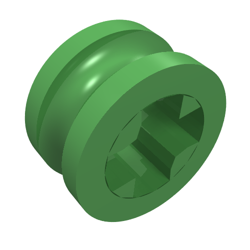 Technic Bush 1/2 Smooth with Axle Hole Semi-Reduced