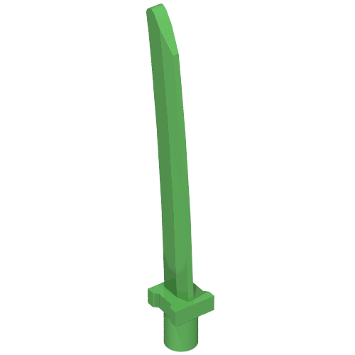 Minifig, Weapon Sword Blade with Bar, Square Crossguard